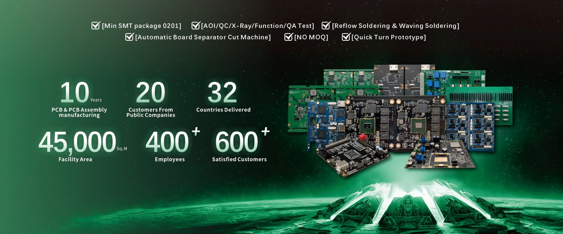 qualité Assemblée PCB SMT usine