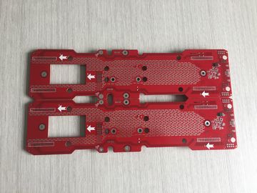 Un bon prix. Assemblée rouge de carte PCB de l'UL 94V0 FR4 de Soldermask HASL en ligne