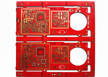 Un bon prix. Panneau multicouche de carte PCB Soldermask 2layer 2oz d'or rouge matériel d'immersion de HAL FR-4 en ligne