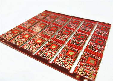 Un bon prix. 2-22 carte électronique rouge de carte PCB de l'or FR-4 de Soldermask Immsion de couches en ligne