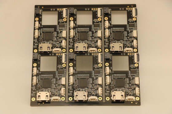 Un bon prix. 6 couches du panneau multicouche FR4 de carte PCB avec le tour rapide de l'Assemblée FR4 TG150 20um de carte PCB de prototype de l'ENIG SMT de contrôle d'impédance en ligne