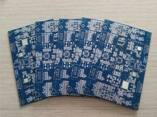 Un bon prix. 1.6mm Épaisseur HASL LF Surface bleu Soldmask assemblage de carte électronique carte de circuit imprimé électronique en ligne