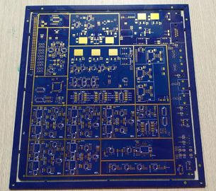 Un bon prix. 8 couches de FR4 Soldmask 1.6mm d'épaisseur bleue de l'en cuivre 1OZ de panneau multicouche de carte PCB en ligne