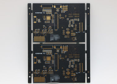 Un bon prix. Carte PCB de cuivre lourde de carte d'impression de l'or FR4 d'immersion de Soldermask du noir 6L en ligne